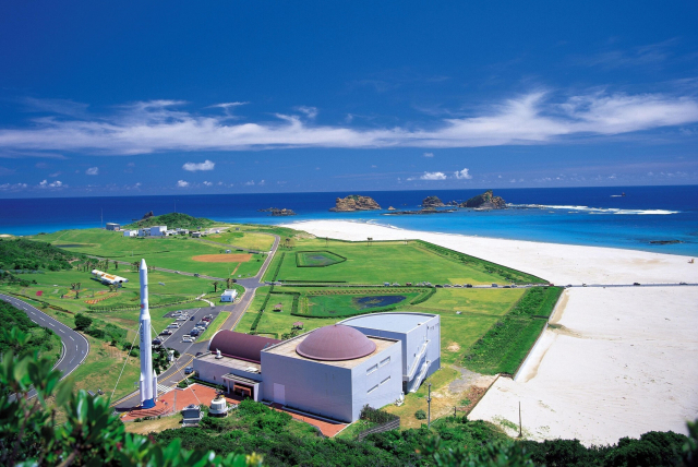 지난달 대형 로켓 H3 2호기가 발사된 다네가시마 우주센터 전경. 가고시마현 관광연맹 제공